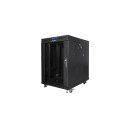 Lanberg FF01-8015-12BL rack cabinet 15U Freestanding rack Black