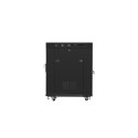 Lanberg FF01-8015-12BL rack cabinet 15U Freestanding rack Black