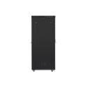 RACK CABINET 19" FREE-STANDING 47U/800X1200 (FLAT PACK) WITH GLASS DOOR LCD BLACK LANBERG V2