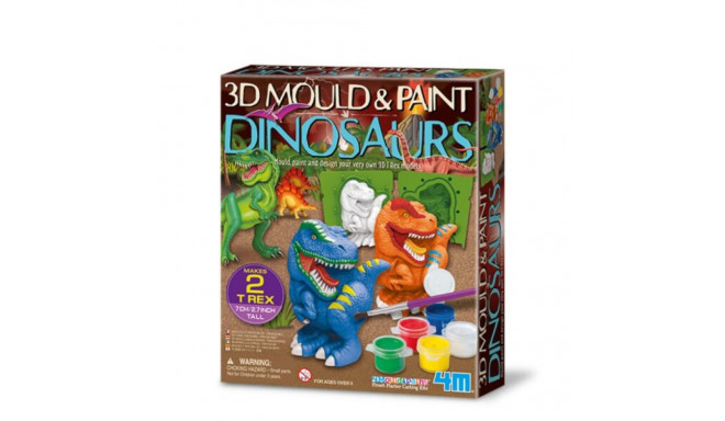 4M 3D Mould & Paint Dinosaurid