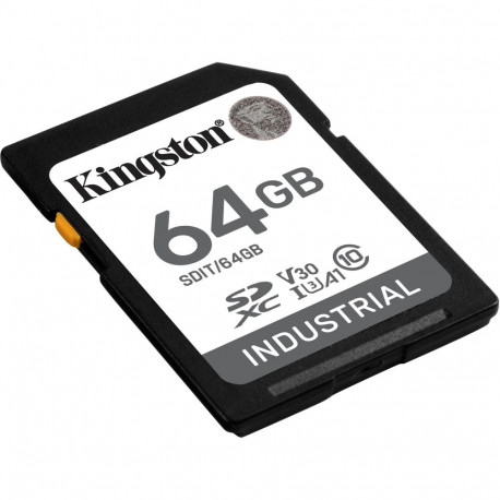 Industrial 64 GB SDXC (schwarz, UHS-I U3, Class 10, V30, A1)