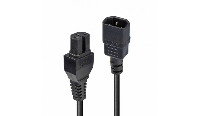 C14 Voolujuhe C15 LINDY 30314 Must 2 m