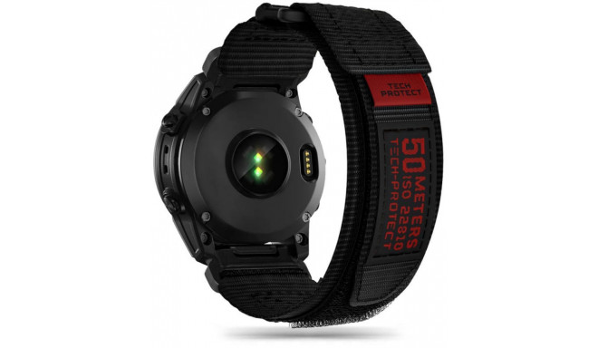 Tech-Protect ремешок для часов Scout Pro Garmin fenix 5/6/6 Pro/7, black