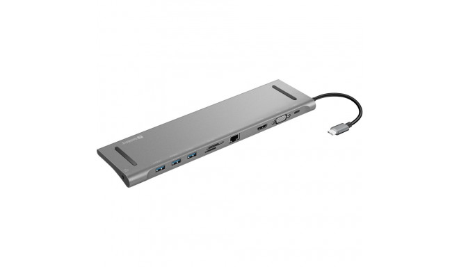 Sandberg 136-31 USB-C 10-in-1 Docking Station