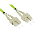 Alcasa LW-803SC5 InfiniBand/fibre optic cable 3 m SC Green