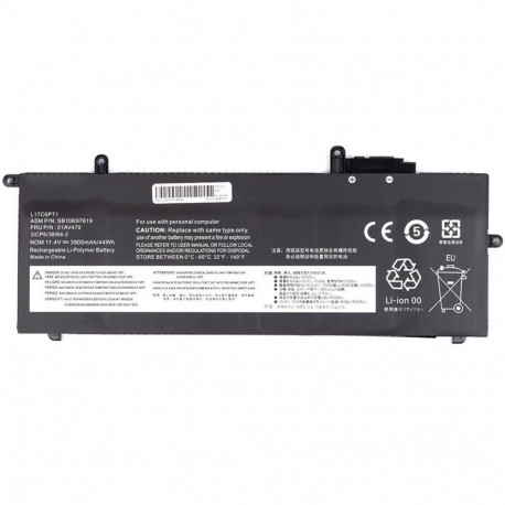 Replacement Battery LENOVO 01AV470, 3900mAh