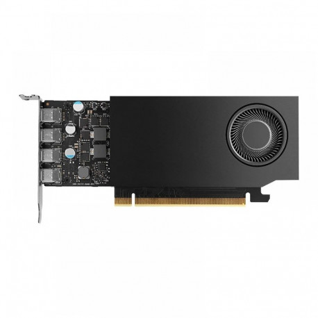 PNY NVIDIA A1000 8GB GDDR6 128-bit, madala profiiliga, PCIe 4.0 x8, ühepesaline, 4 x mini DisplayPor