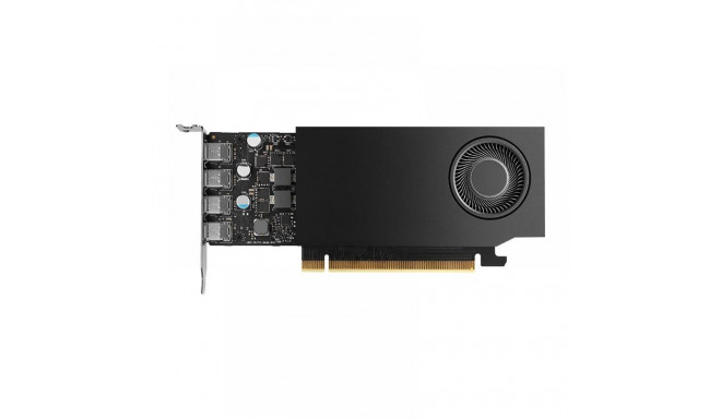 PNY NVIDIA A1000 8GB GDDR6 128-BIT, MADAL PROFIL, PCIE 4.0 X8, ÜHE PILU, 4 X MINI DISPLAYPORT 1.4A, 