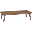 Maclean Wooden Monitor / Laptop Stand, (500x240x120mm), black walnut, max. 20kg, MC-930