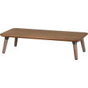 Maclean Wooden Monitor / Laptop Stand, (500x240x120mm), black walnut, max. 20kg, MC-930