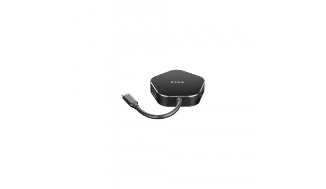 D-Link 4-in-1 USB-C Hub with HDMI and Power Delivery