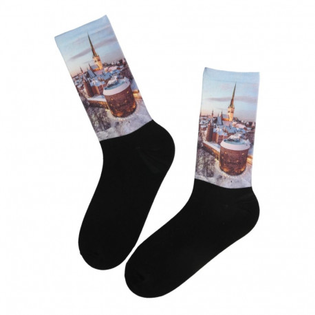 SOKISAHTEL OLD TOWN WINTER printmustriga sokid 444, 446