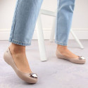 Comfortable, scented ballet flats by Zaxy W INT2007A nude (36)