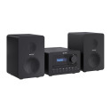 Sharp XL-B520D(BK) Tokyo Hi-Fi Micro System 2.0, FM/DAB/DAB+/USB, CD, Bluetooth 5.0, Aux-in, Black |