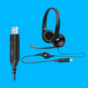 Ausinės LOGITECH H390, su mikrofonu, USB