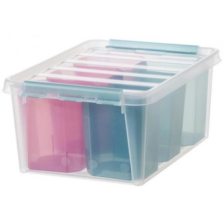 SmartStore plastkast kaanega Colour 14l