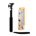 Selfie stick with camera holder