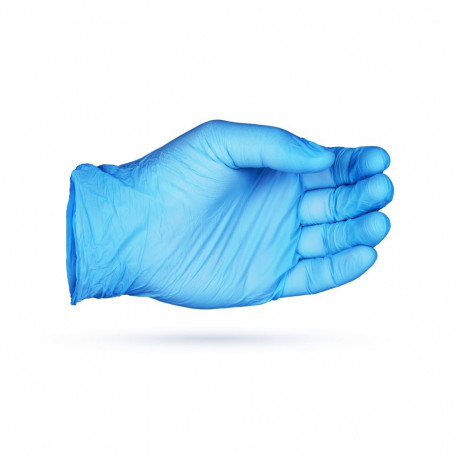 HW Max puudrivabad nitriilkindad sinised L/9