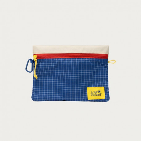 LONG WEEKEND Everyday Zip Pouch Large - Creme-Multi