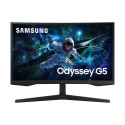 Monitor Samsung Odyssey G5 S27CG552EU 27" VA Curved QHD 2560X1440 16:9 2500:1 300cd/m2 1ms 165Hz Gam