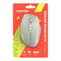 CANYON mouse MW-21 BlueLED 7buttons Wireless Cosmic Latte