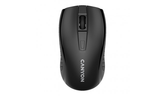 CANYON MW-7, 2.4Ghz wireless mouse, 6 buttons, DPI 800/1200/1600, with 1 AA battery ,size 110*60*37m