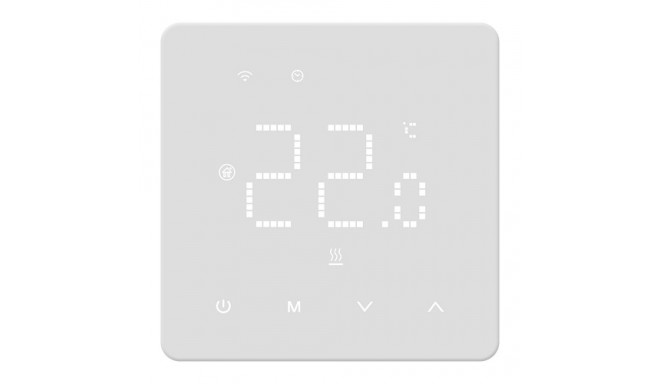 TUYA Programmable Heating Thermostat for Gas Boiler Control, Wi-Fi, 3A, 230VAC (White)