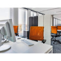 Lauamatt Durable 650x500 mm kontuuritud servadega, PP, läbipaistev