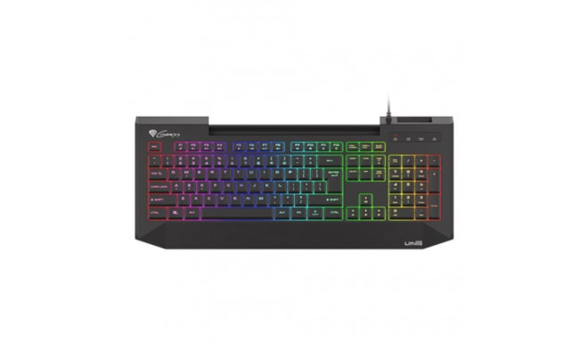 Genesis Lith 400 RGB US mänguklaviatuur X-Scissor tarkvaraga SLIM taustavalgustus