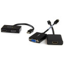 StarTech.com Travel A/V Adapter: 2-in-1 Mini DisplayPort to HDMI or VGA Converter