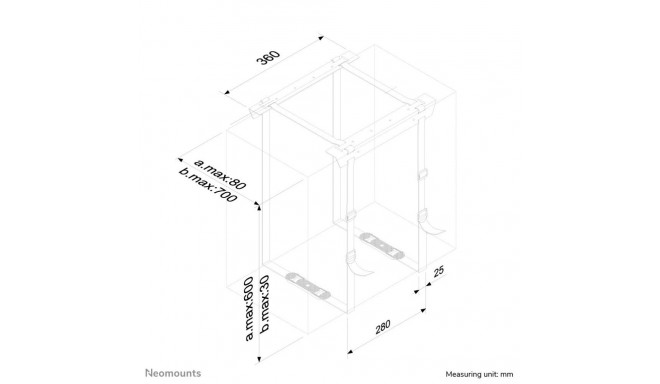 Neomounts arvutikorpuse hoidik