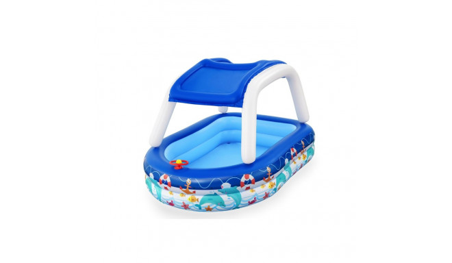 Inflatable pool+canopy 213x155x132 B54370