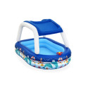 Bestway Sea Captain Inflatable Family Pool with UV Careful Sunshade