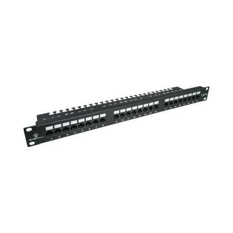 Alantec PK001 UTP cat.6 patchpaneel, 24 LSA porti 1U 19" riiuliga