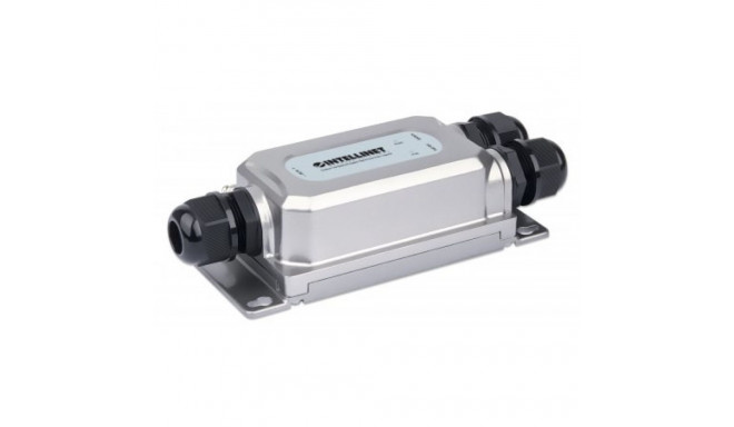 Intellinet Outdoor Vandalproof Gigabit High-Power PoE+ Injector, One 30 W Port, IEEE 802.3at/af Comp