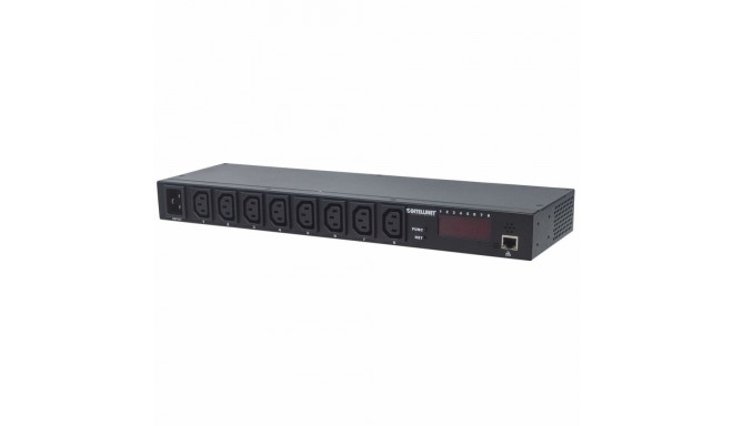 Intellinet 19" intelligentne 8-pordiline PDU, 19" rackmount C13 intelligentne toitejaotusüksus; jälg