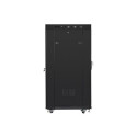 Lanberg FF01-8822-12BL rack cabinet 22U Freestanding rack Black