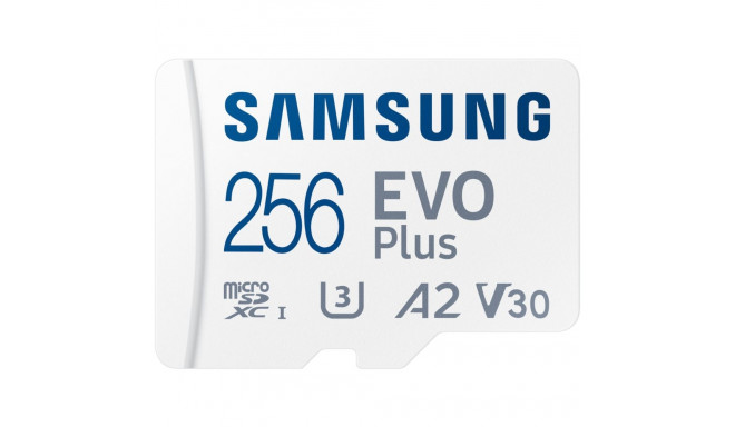 Samsung memory card microSDXC 256GB EVO Plus UHS-I U3 + adapter