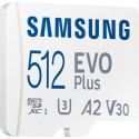 "CARD 512GB Samsung EVO PLUS microSDXC UHS-I U3 inkl. SD Adapter"