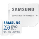 "CARD 256GB Samsung EVO PLUS microSDXC UHS-I U3 inkl. SD Adapter"