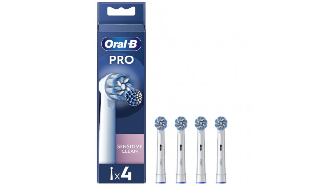 Oral-B vahetatavad hambaharjaotsikud EB60X-4 Sensitive Clean Pro otsikud täiskasvanutele 4 otsikut k