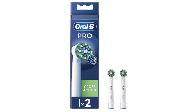 Oral-B | Replaceable toothbrush heads | EB50RX-2 Cross Action Pro | Heads | For adults | Number of b