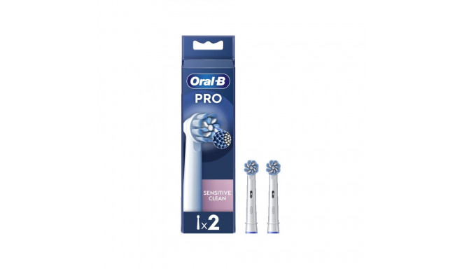 Oral-B vahetatavad hambaharjaotsikud EB60X-2 Sensitive Clean Pro otsikud täiskasvanutele 2 otsikut k