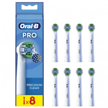 Oral-B Precision Clean harjapeade komplekt EB20RX-8 täiskasvanutele 8 harjapead valge