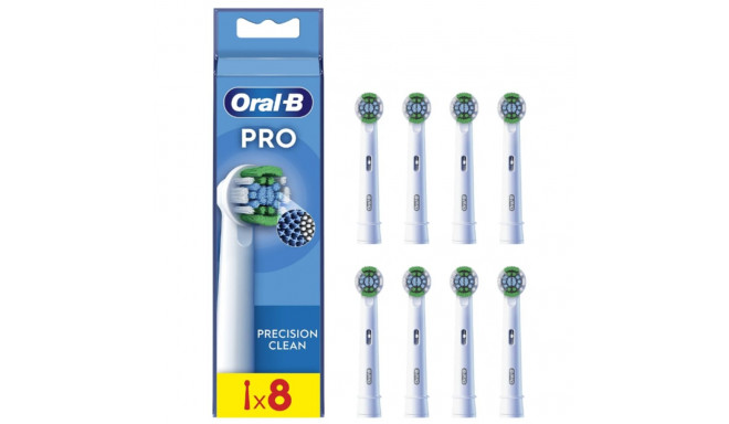 Oral-B Precision Clean harjapeade komplekt EB20RX-8 täiskasvanutele 8 harjapead valge