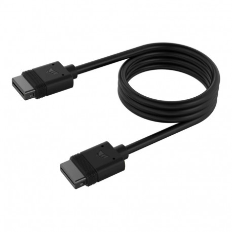 CORSAIR iCUE LINK kaabel 1x 600mm sirgete pistikutega must