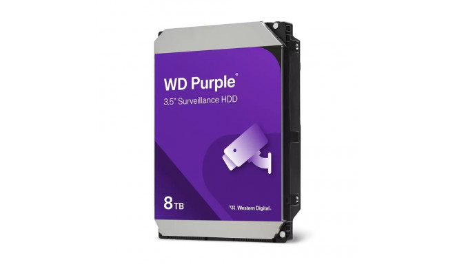 HDD|WESTERN DIGITAL|Purple|8TB|SATA 3.0|256 MB|5640 rpm|3,5"|WD85PURZ