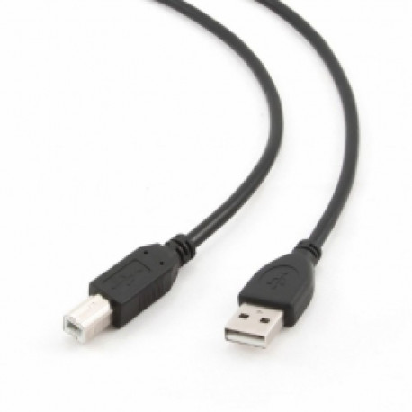 Lanberg Кабель USB-A - USB-B 2.0 1 м | черный