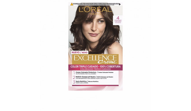 L'ORÉAL PARIS EXCELLENCE Creme tinte #4-castaño 192 ml