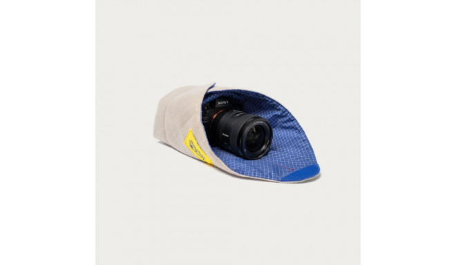 LONG WEEKEND Padded Camera Wrap 16"x16" - Creme-Multi